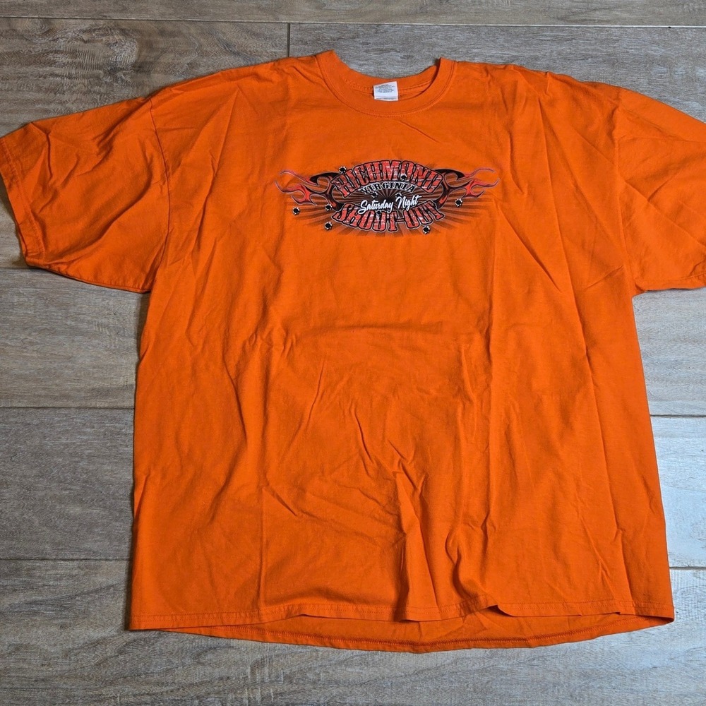 Gildan Richmond Virginia Shoot Out T-Shirt Mens 3XL Orange 2018 Graphic